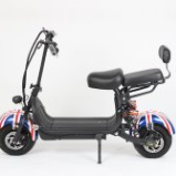 800W brushless electric scooter, 48V 12Ah lithium, 24km/h