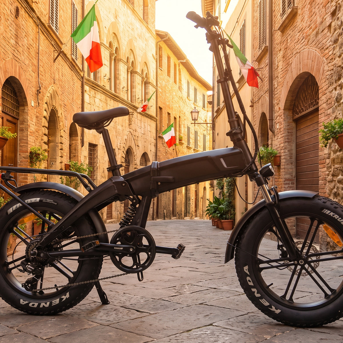 20" folding fat tire e-bike, 500W, EU stock