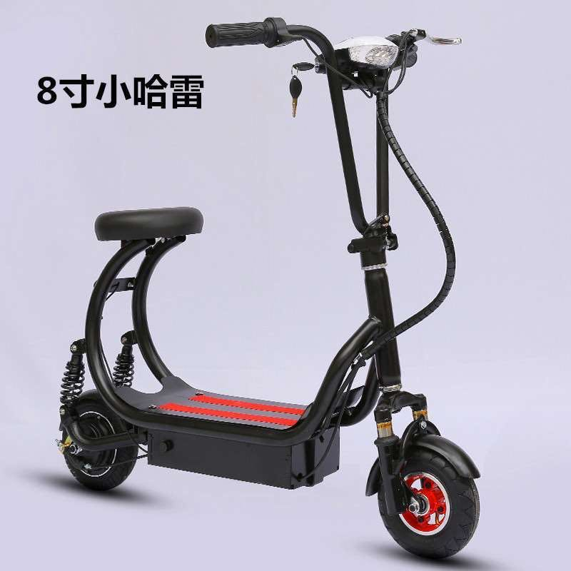 250W electric kick scooter, 24V 12Ah, 20km/h, 8" portable