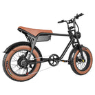 side view of K3 fat tire electric bike with double seat and aluminum frame