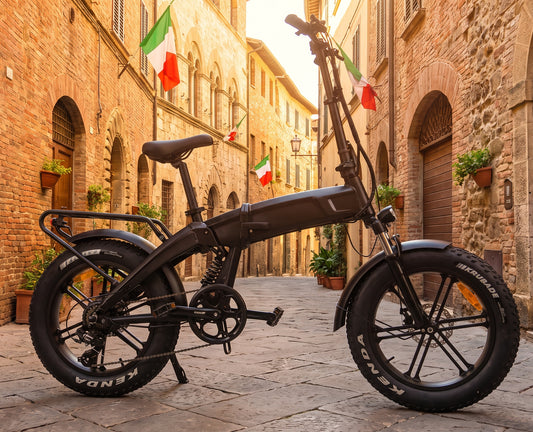 X1 Folding Fat Tire E-Bike | 40-60km Range | Urban Commuter